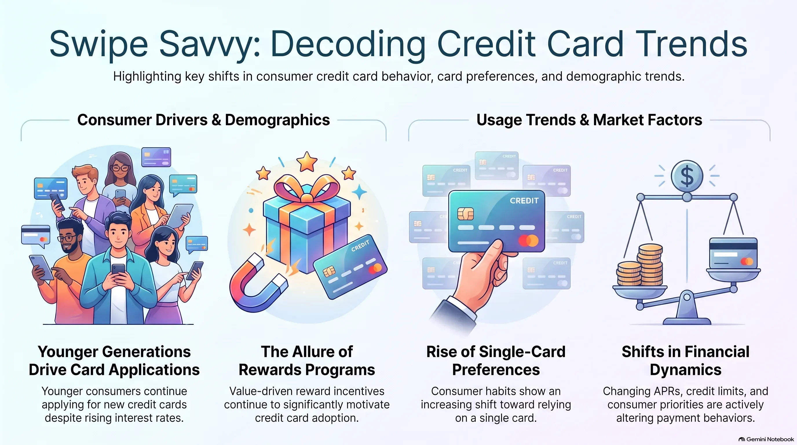 Infographic: Credit card trends, rewards and single-card preferences