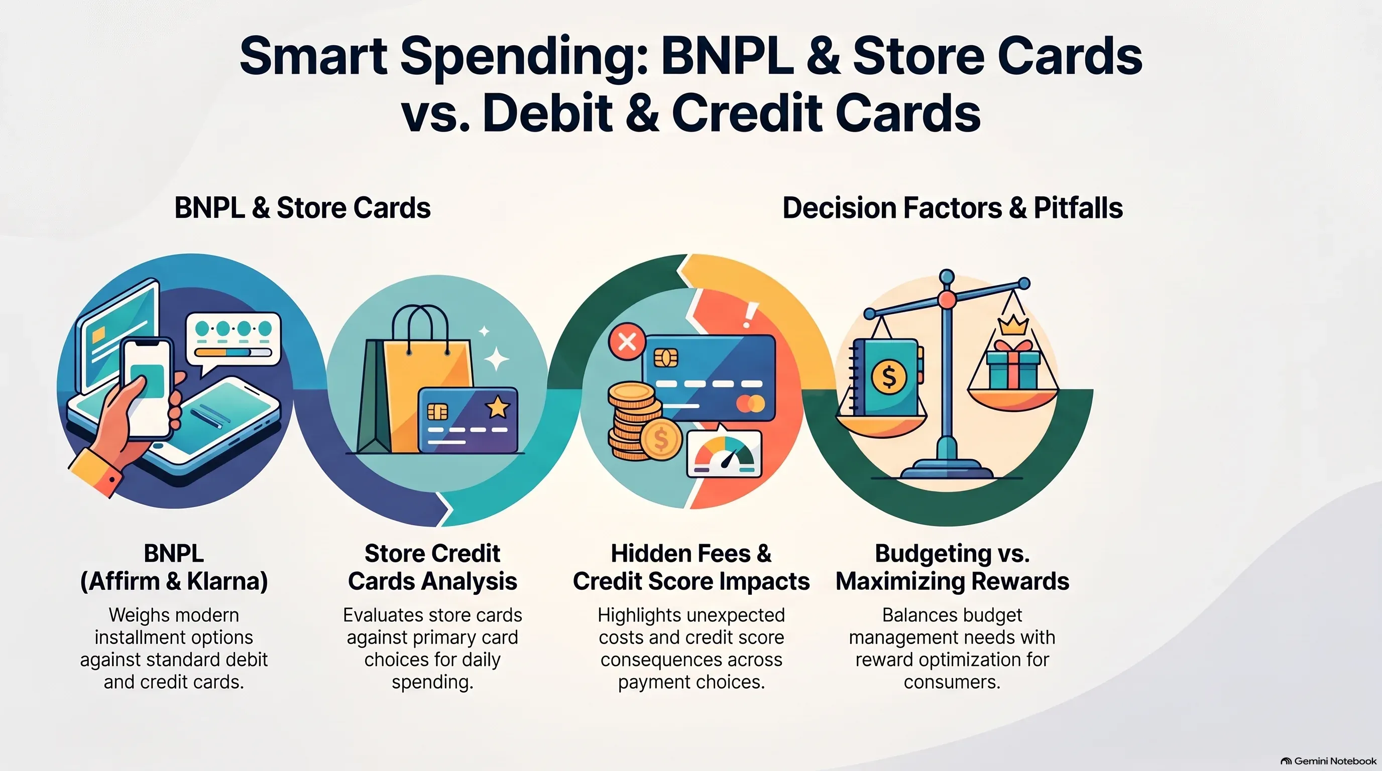 Infographic: How BNPL and store cards compare with debit and credit cards