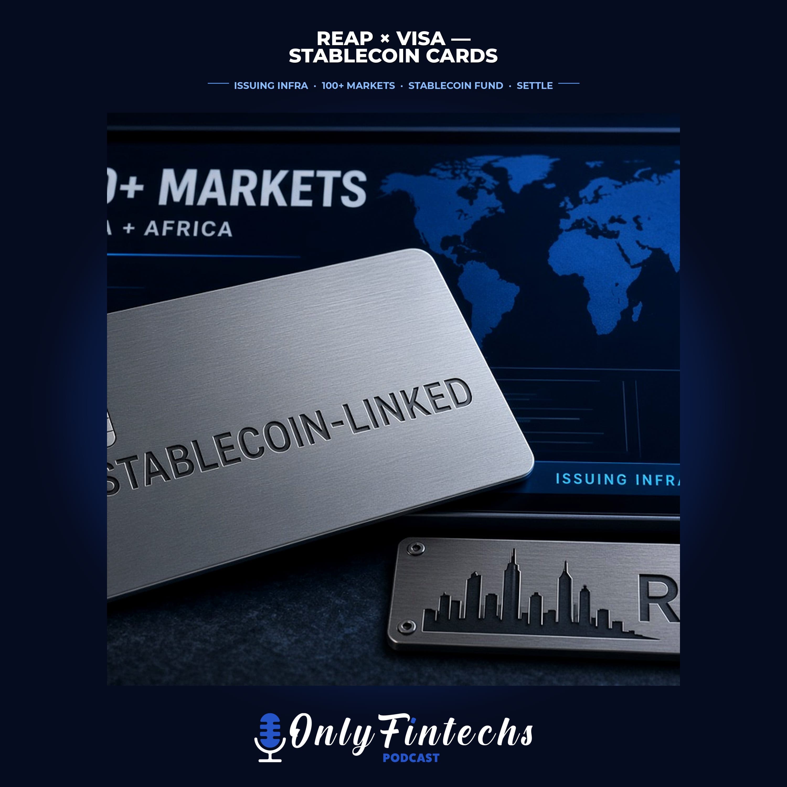 Reap × Visa Expand Stablecoin Cards to 100+ Markets: $20B Settle episode cover